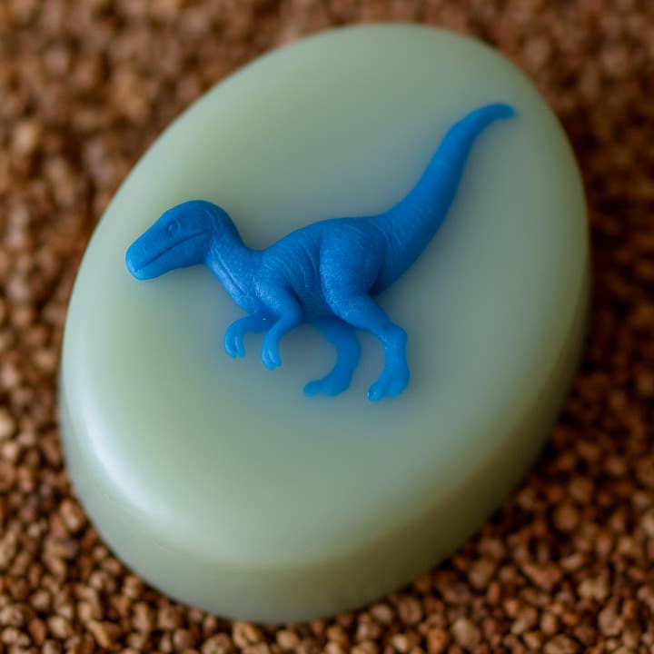 Priscila Leen Arts at Florida Soap Candle - Wholesale Bar Soap - Dinosaur Soap Jurassic glycerin melt and pour handmade toy5