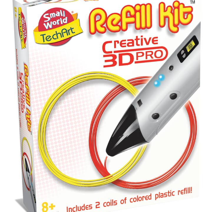 Small World Toys - Wholesale DIY Craft Kit - Kids - 3D Pen Refill (2 Colors - Red & Yellow)1