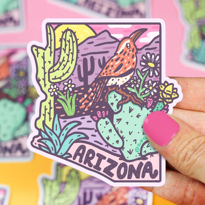 Arizona State Bird Cactus Wren Wildlife Vinyl Sticker and other Purchase Wholesale s 957. Free Returns & Net 60 Terms on Faire trending on Faire.