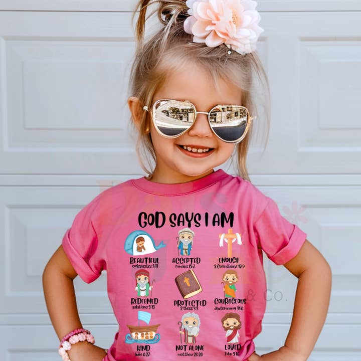 God Says I Am - Bible Girl for wholesale by Daisy Jane & Co