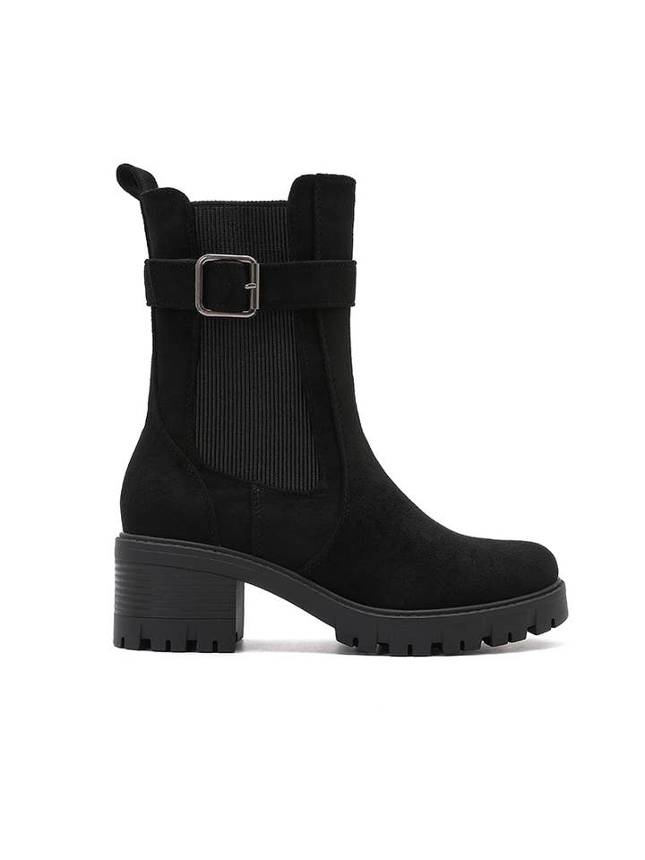 Joia Paris - Wholesale Boots - Women's - Block heel boots with sturdy lug sole WZ-1102