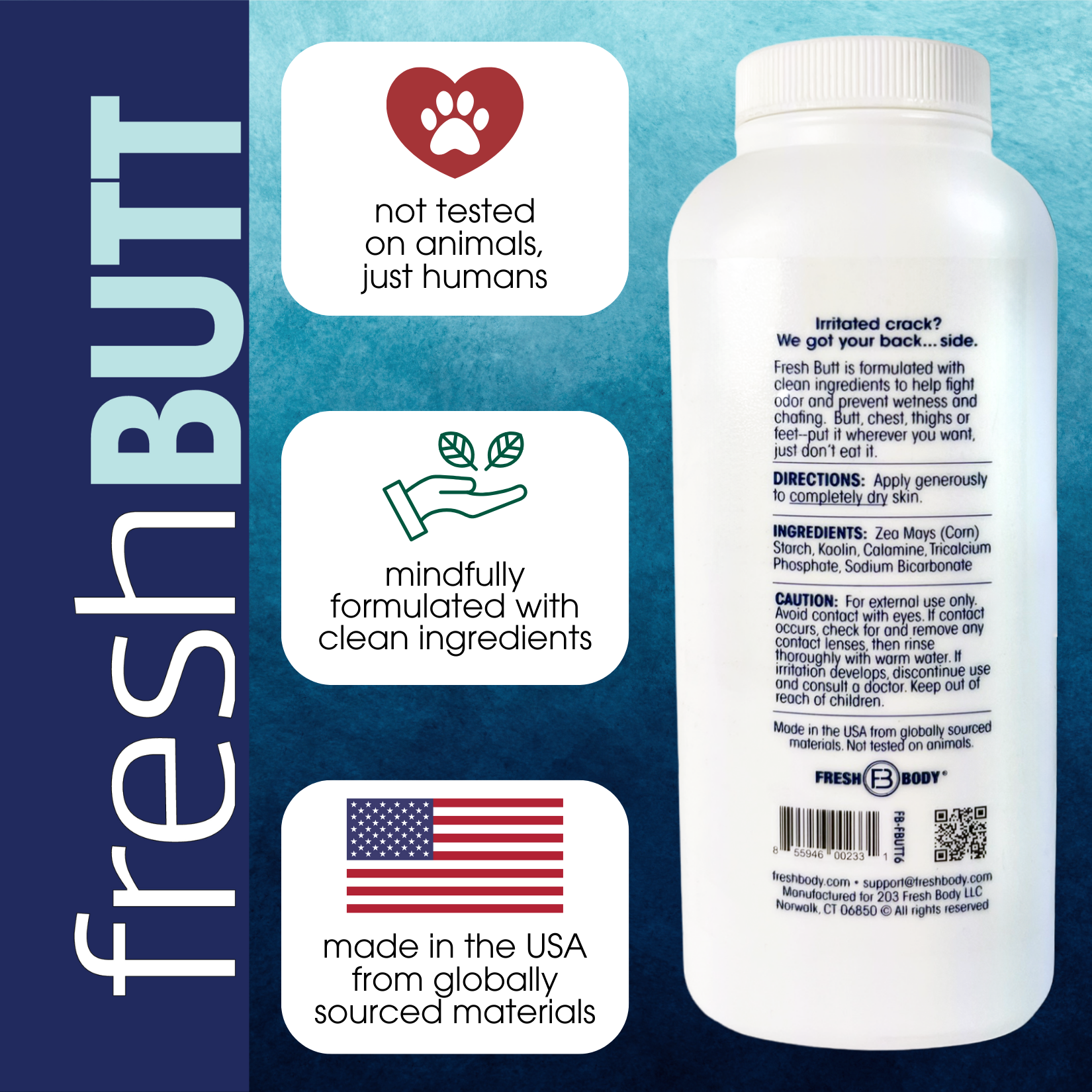 Fresh Body - Wholesale Body/Talcum Powder - Fresh Butt Body Powder6