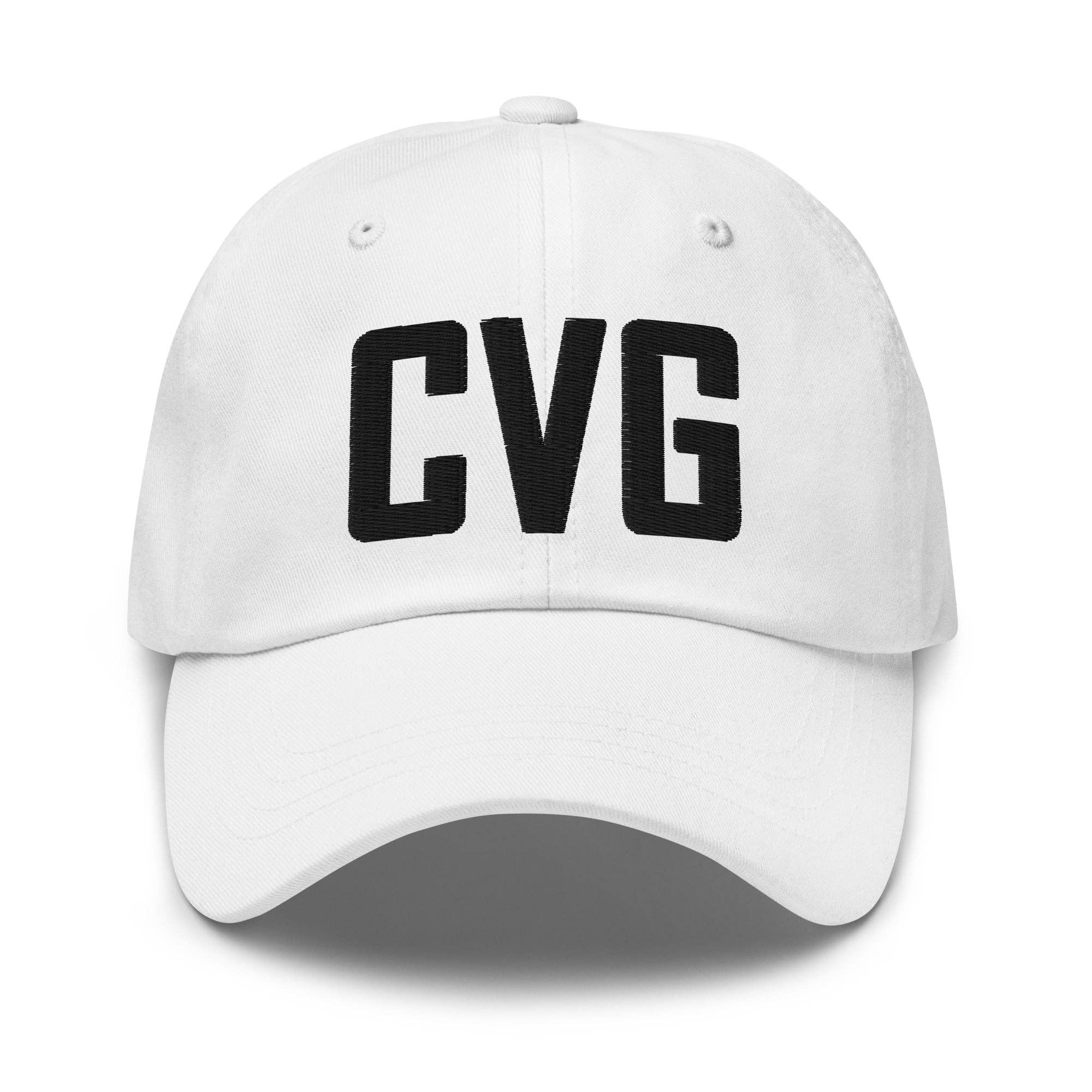 CRE PYT - Vente Casquette de baseball – unisexe - Casquette de papa brodée avec le code aéroport CVG Kentucky10