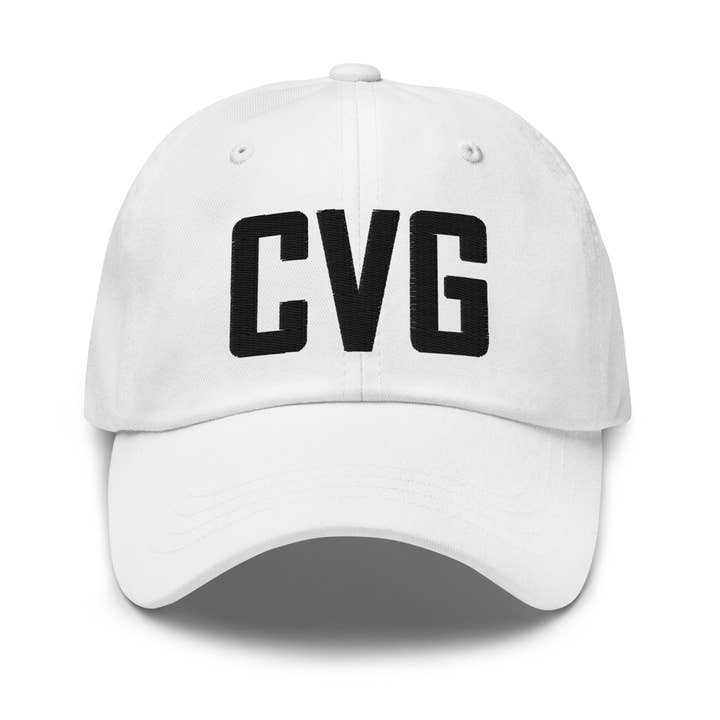 CRE PYT - Vente Casquette de baseball – unisexe - Casquette de papa brodée avec le code aéroport CVG Kentucky10