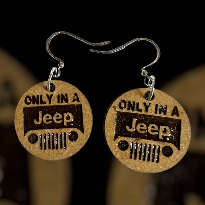 Boucles d'oreilles Jeep pour la vente par Y'all-ternative