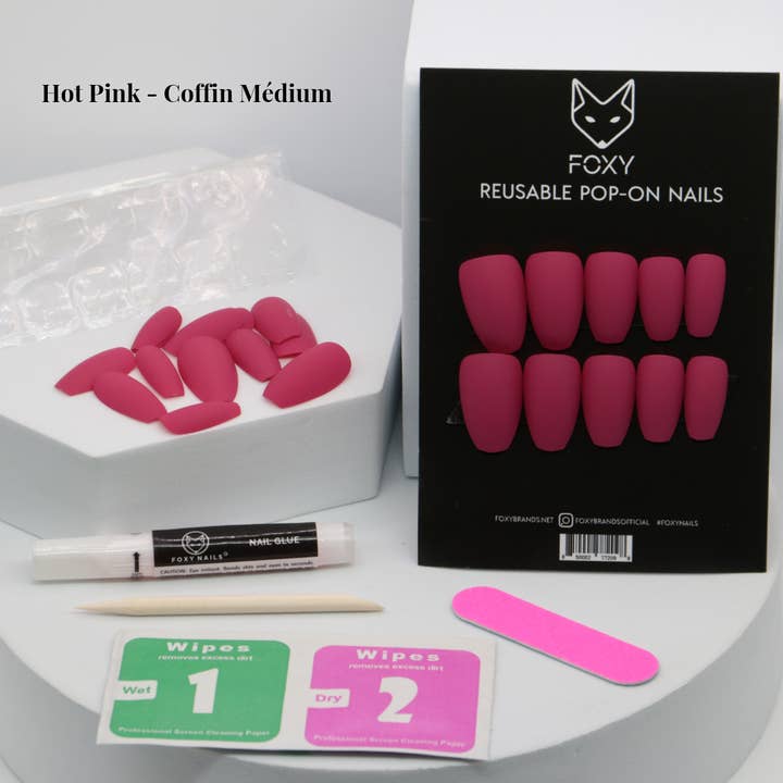 Hot Pink-Coffin voor wholesale door Foxy Brands