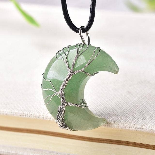 Ashlen – wholesale Pendant/charm necklace – "TREE OF LIFE" CRESCENT NECKLACE4