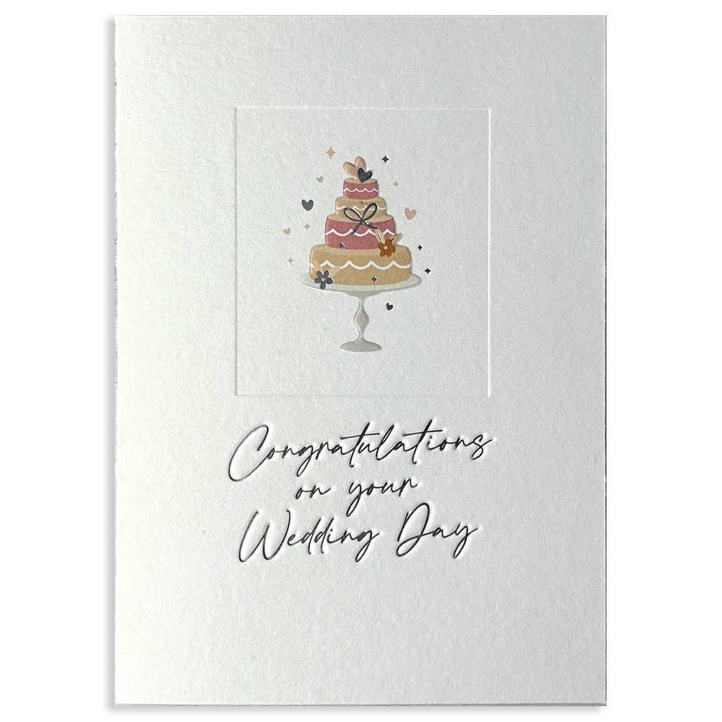 Calypso Cards LLC - Wholesale Everyday Greeting Card - COPACETIC WEDDING WEDDING GREETING CARD 5.25 x 6.56"0