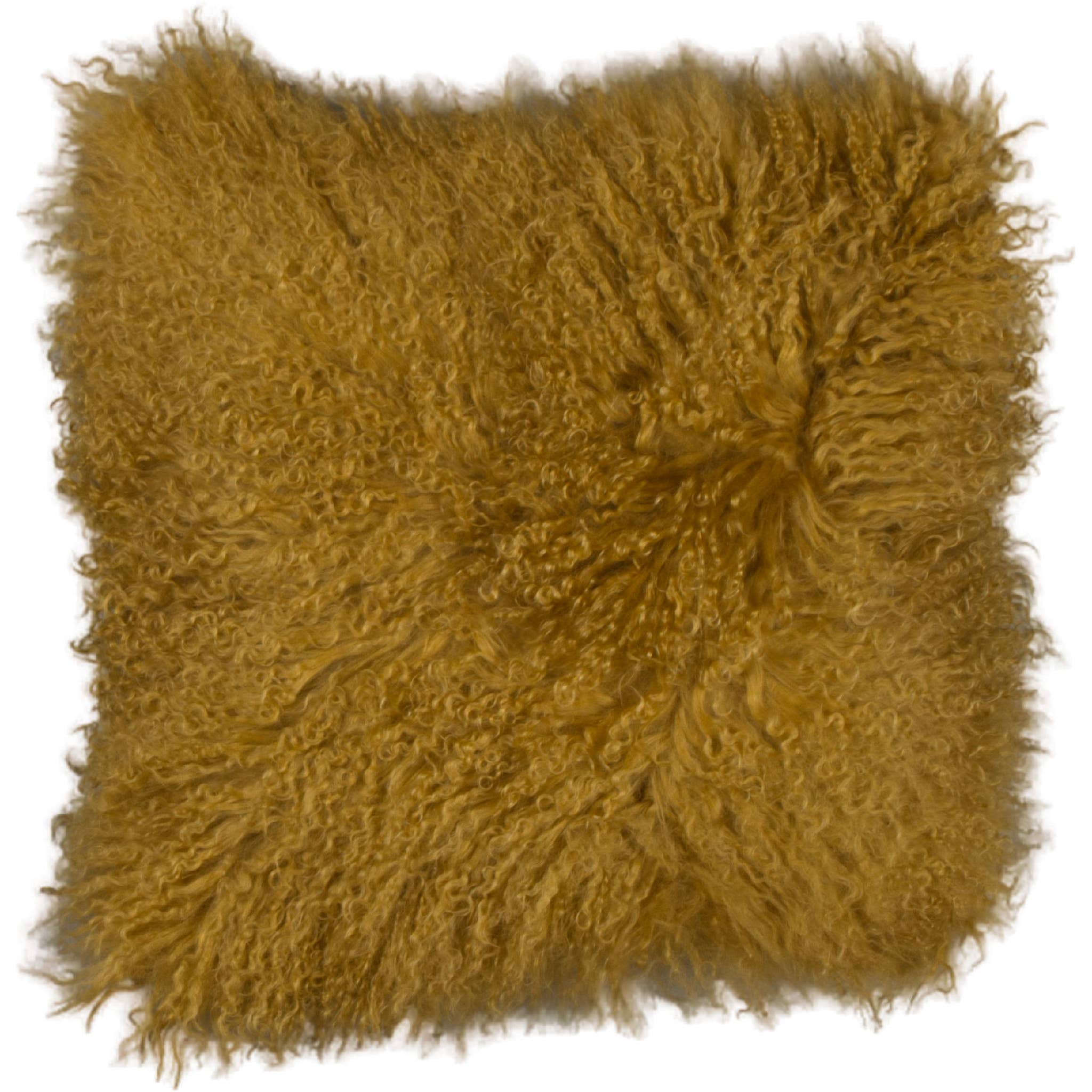 Van Buren - Vente Coussin décoratif - Coussin en peau de mouton tibétain 45 x 45 cm | 14 couleurs6