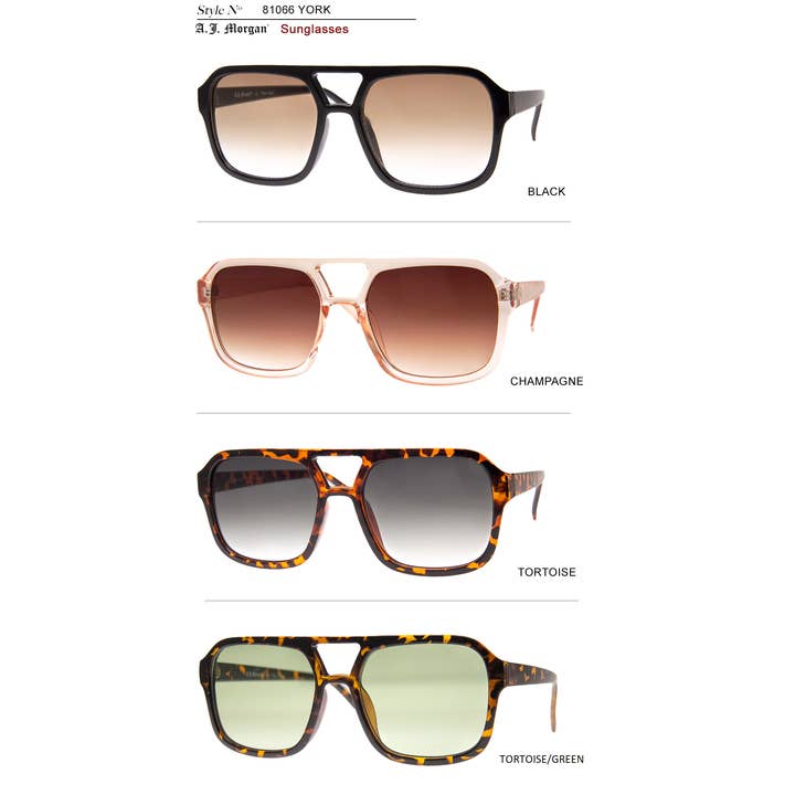 A.J. Morgan - Wholesale Sunglasses - Unisex - York - Sunglasses
