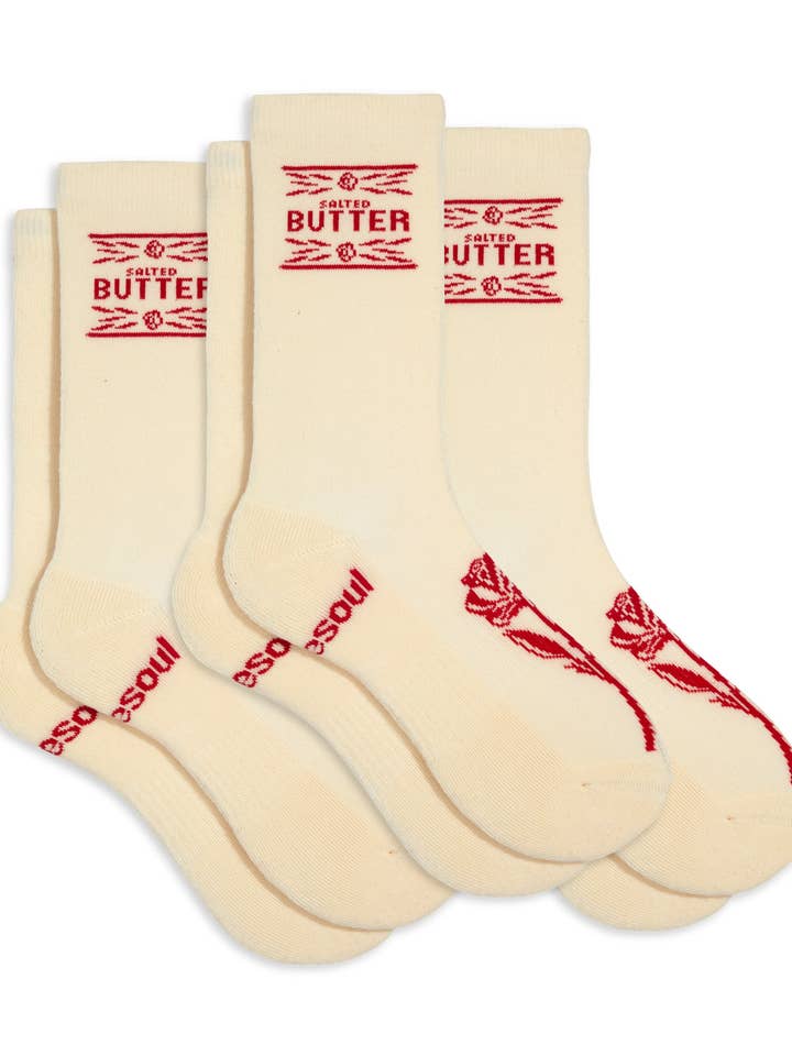 Bekah Meias Altas 3 Pares Sólidas por atacado de doublesoul