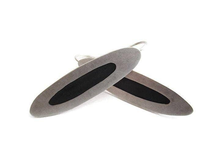 Kimya Joyas - Wholesale Dangle Earrings - Asymmetrical Silver Dangle Earrings4