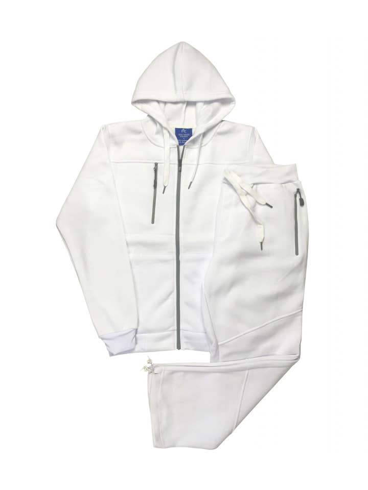 Royal Threads - Wholesale Tracksuit - Men's - Men’s 2-Piece Sweatsuit Fleece Jogging Suit Warm Outfit