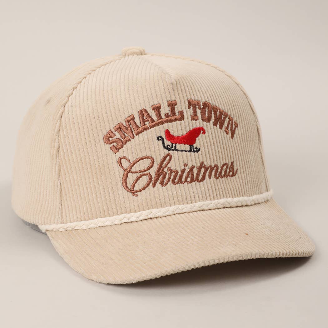 Fashion City – wholesale Trucker hat – Women’s – SMALL TOWN CHRISTMAS Corduroy Rope Trucker Hat9