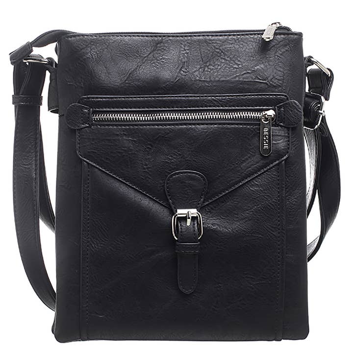 Bessie London – wholesale Messenger Bag – Women’s – 3 Pocket Messenger Bag2