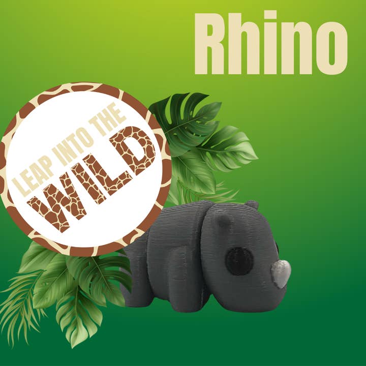 3D Studio Gifts - Wholesale Fidget Toy - Kids - 3D Printed ZOO JIGGLETS (Miniatures) (countertop)3