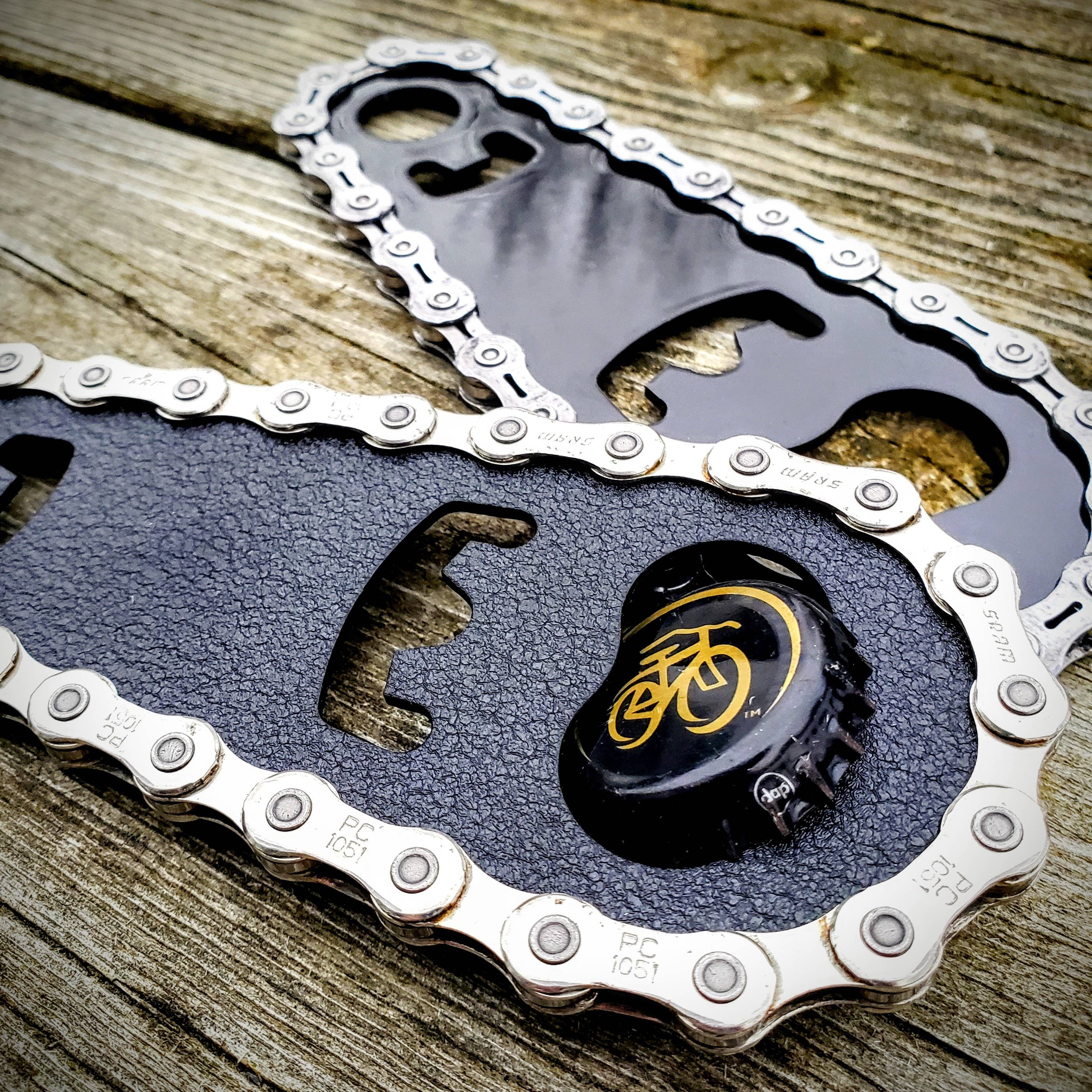 Tinkering Cyclist - Wholesale Bottle/Wine Opener - Upcycled Bike Chain Barware Bottle Opener6