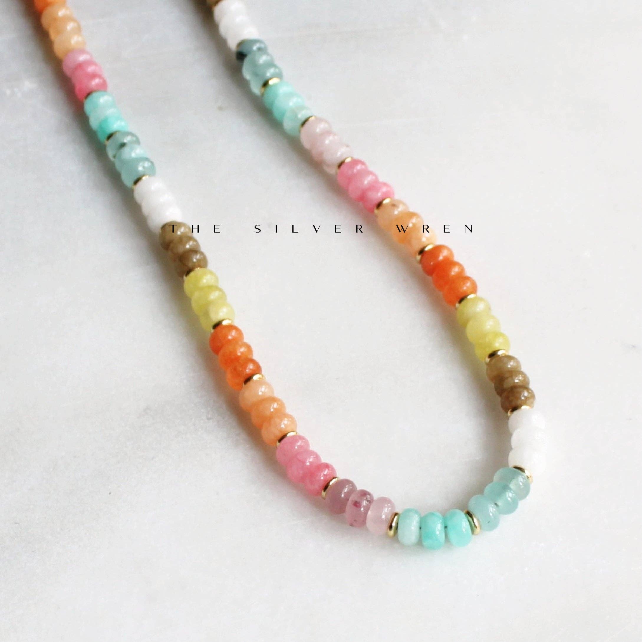 The Silver Wren - Wholesale Beaded/Pearl Necklace - Stone Candy Necklace, Trendy Fashion Summer Jewelry2