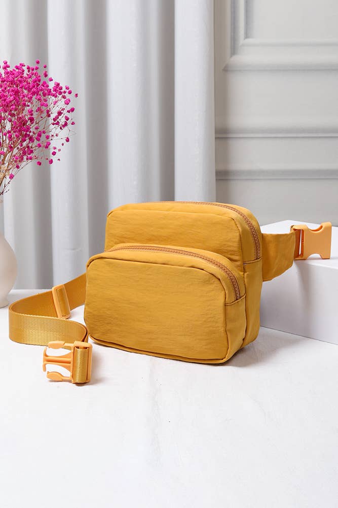 Hana – wholesale Midjeväska - Dam – Solid Dubbel dragkedja Fanny Pack9