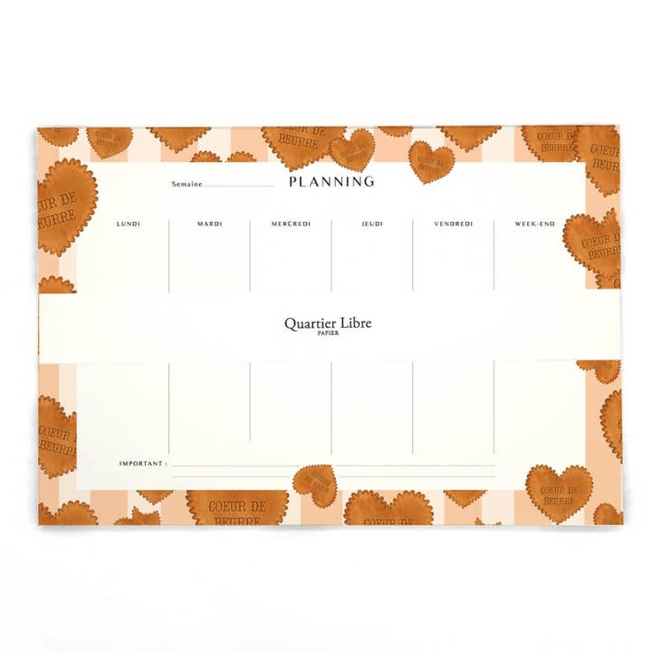 Planlægning Coeur de Beurre Quartier Libre for engroshandel hos Quartier Libre Papier