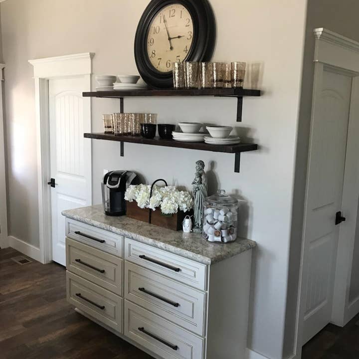 Csonkas Custom Rustics LLC - Wholesale Wall Mounted Shelf - Angle Shelf Bracket3