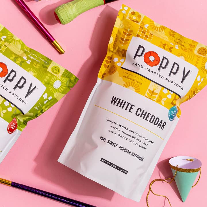 Poppy Hand-Crafted Popcorn - Wholesale Popcorn - White Cheddar Popcorn4