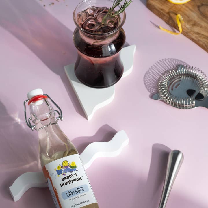 Daddy's Homemade LLC - Wholesale Flavored Syrup - Lavender Natural Flavored Syrup 6 oz and 11.5 oz1