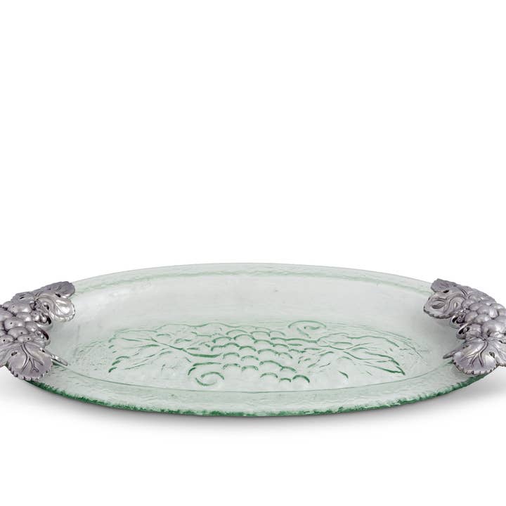 Arthur Court - Wholesale Platter - Grape Glass Platter