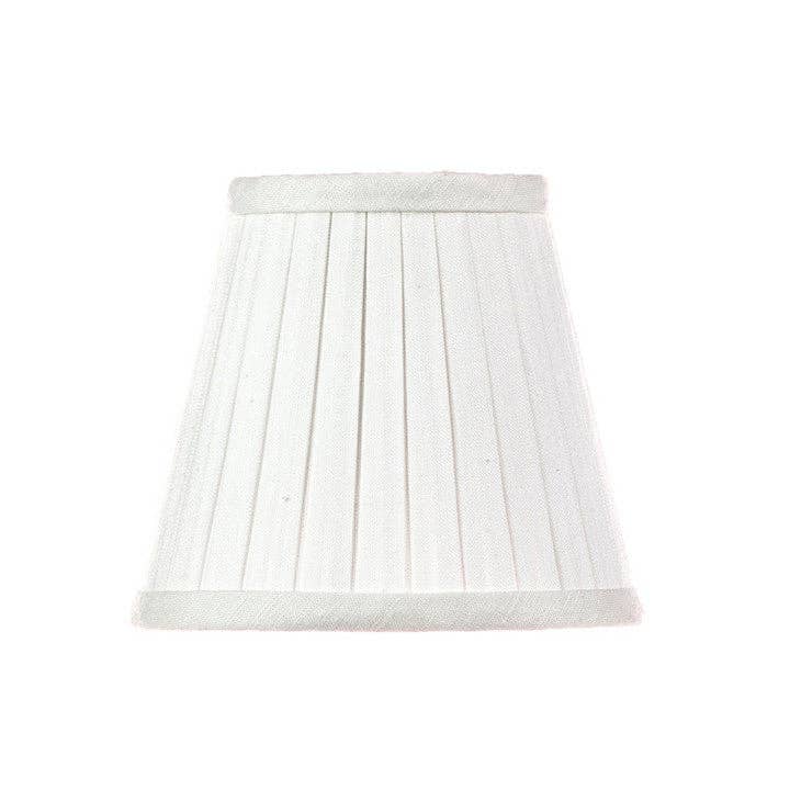 International Shades - Wholesale Lamp Shade - Box Pleated Chandelier Linen Shade