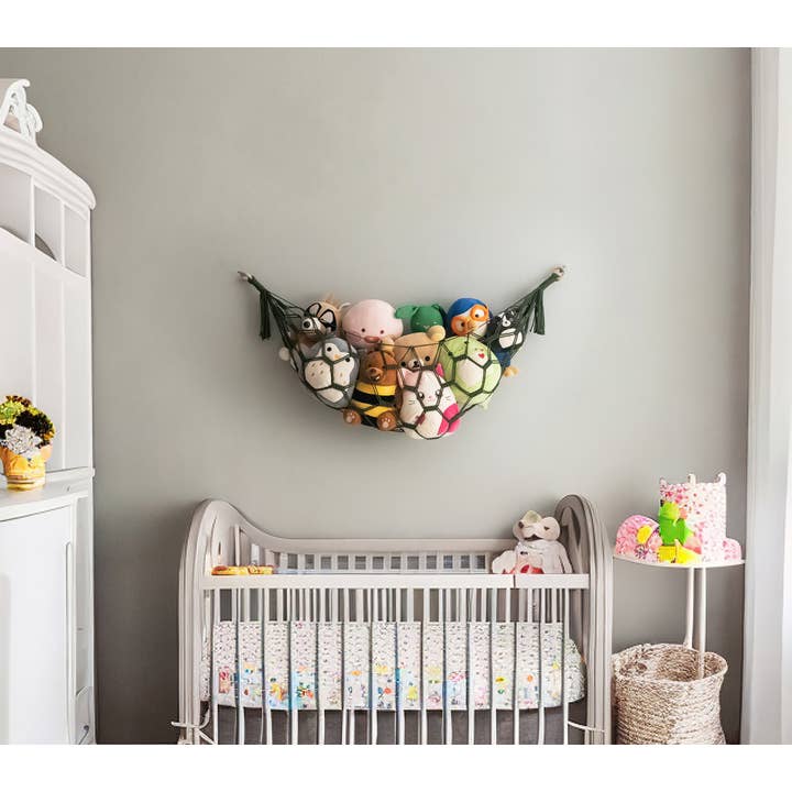 BeanDaikon – wholesale Toy storage box – Kids & baby – Boho Macrame Toy Storage Hammock I256