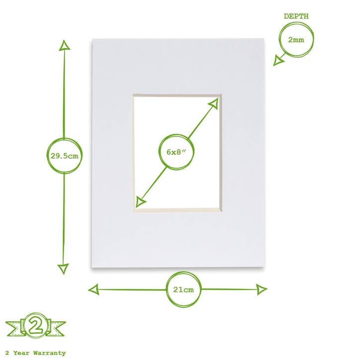Rinkit Ltd – wholesale Picture frame – A4 Frame Picture Mount - for A5 (6" x 8") Image - By Nicola Spring6