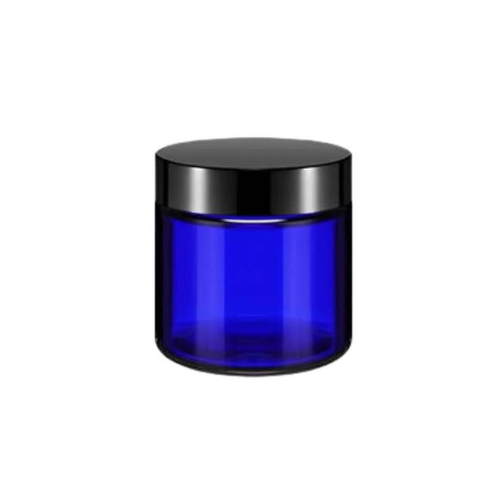 FK Private Label Labs – wholesale Jar – 4oz Cobalt Blue Glass Jar