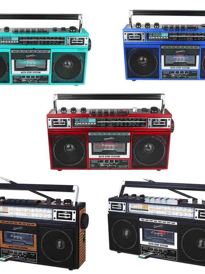 Supersonic 4 Band Bluetooth Radio & MP3 / Cassette Player and other Purchase Wholesale radiohead. Free Returns & Net 60 Terms on Faire trending on Faire.