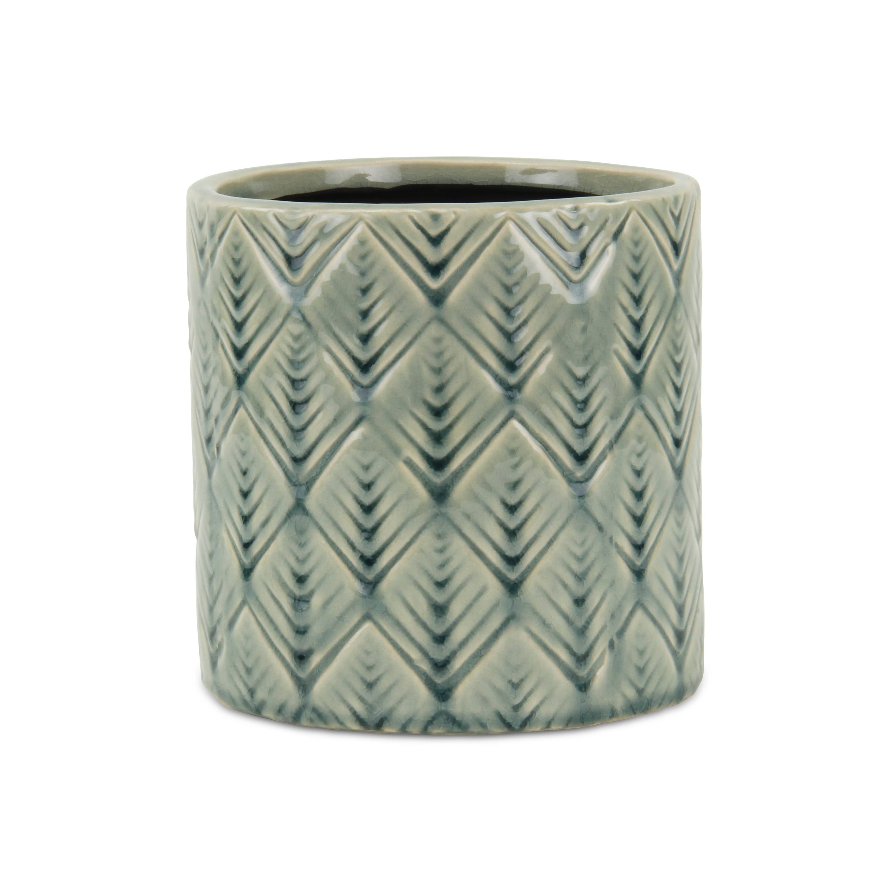 Cheungs Home Decor - Wholesale Plant Pot - Arzati Viridescent Green Pottery0
