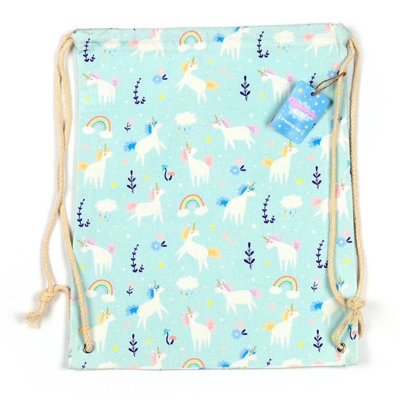 Puckator Ltd – wholesale Backpack – Child – Unicorn Magic Canvas Drawstring Bag3