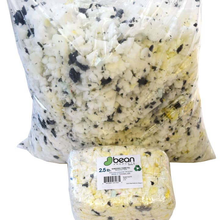 Bean Products - Wholesale Pet Bed - Cat/Dog - Shredded Foam Fill for Bean bags, pillows, pet beds, cushions - CertiPUR12