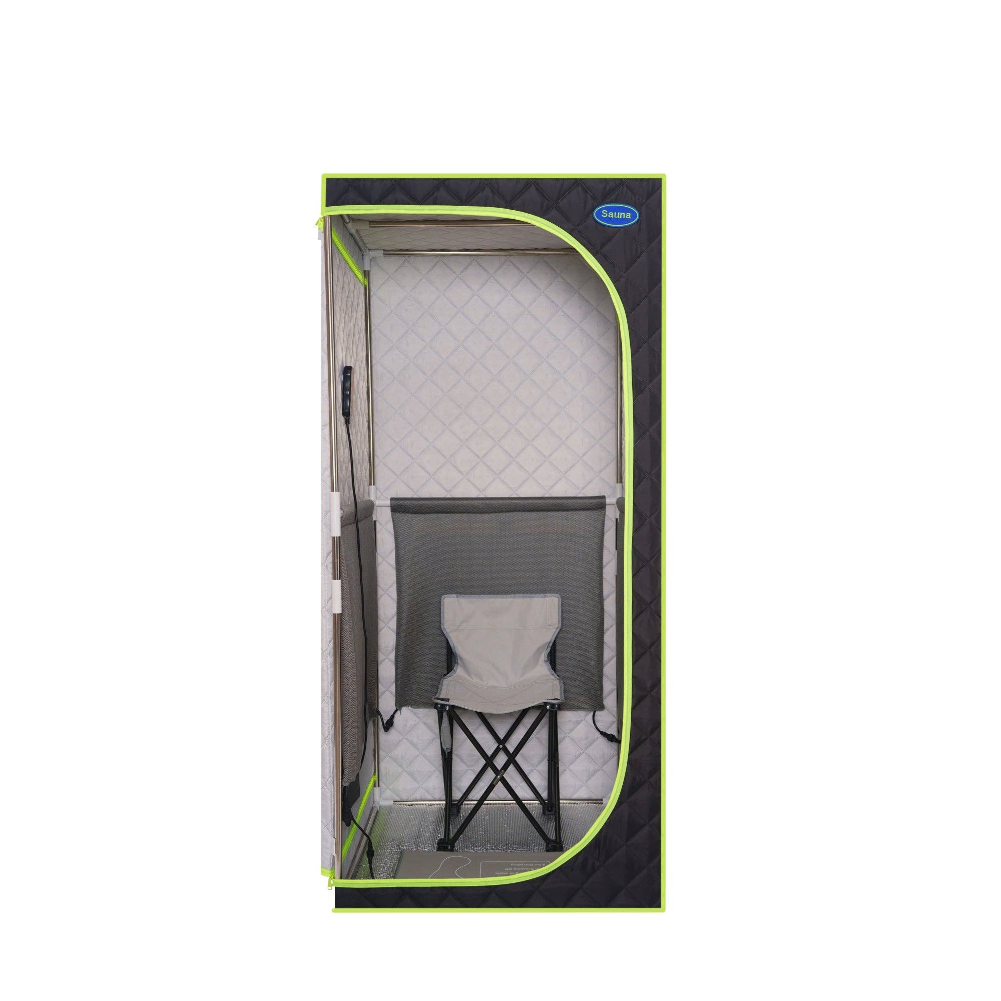 Orange County Decor - Wholesale Tent - Portable Plus Type Full Size Far Infrared Sauna Tent. Spa, Detox ,Therapy And Relaxation At Home.Larger Space,Stainless Steel Connector Easy To Install, With Fcc Certification Black Black Polyester16