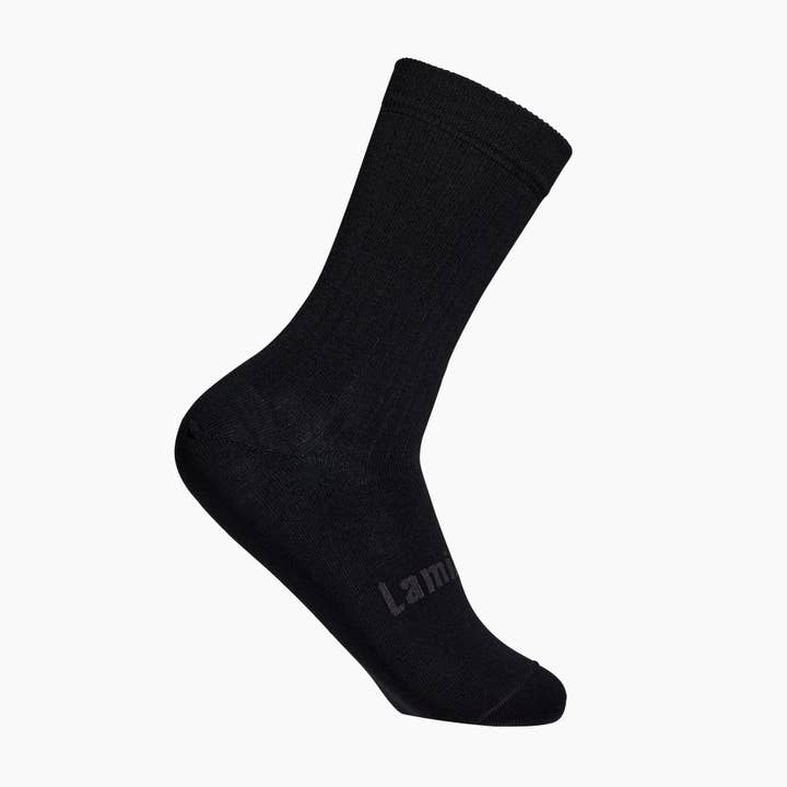 Meias de Lã Merino | HOMEM | Essencial | Preto por atacado de Lamington Socks