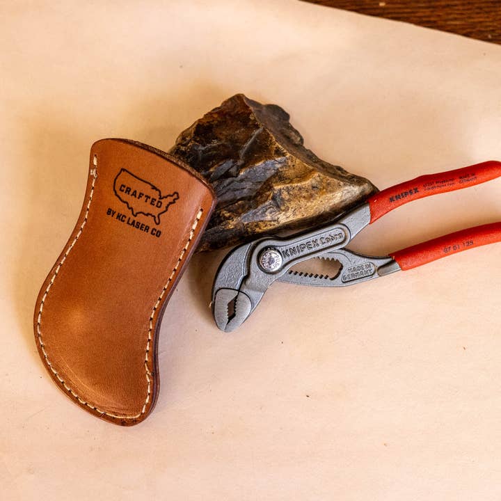 Knipex 5 Inch Plier Leather Cover for wholesale by Kc Laser Co