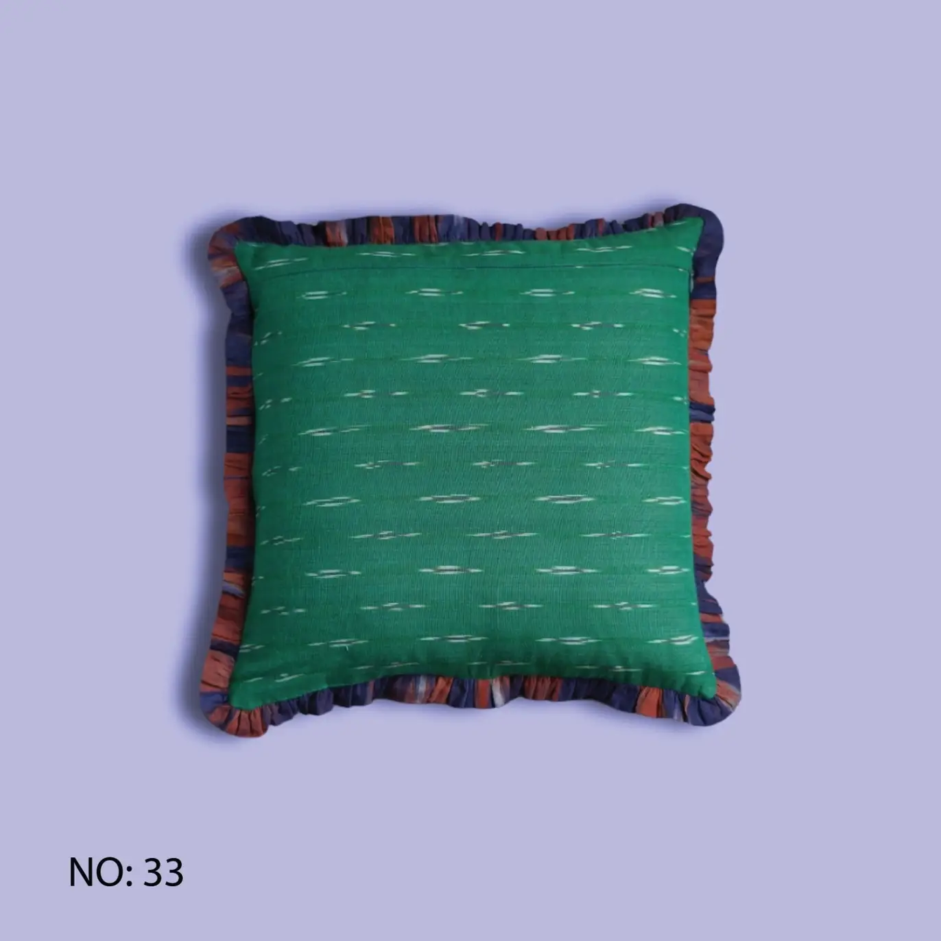 Annahmol - Wholesale Throw Pillow Cover - One of a Kind Vintage Kantha & Ikat Pillow 248