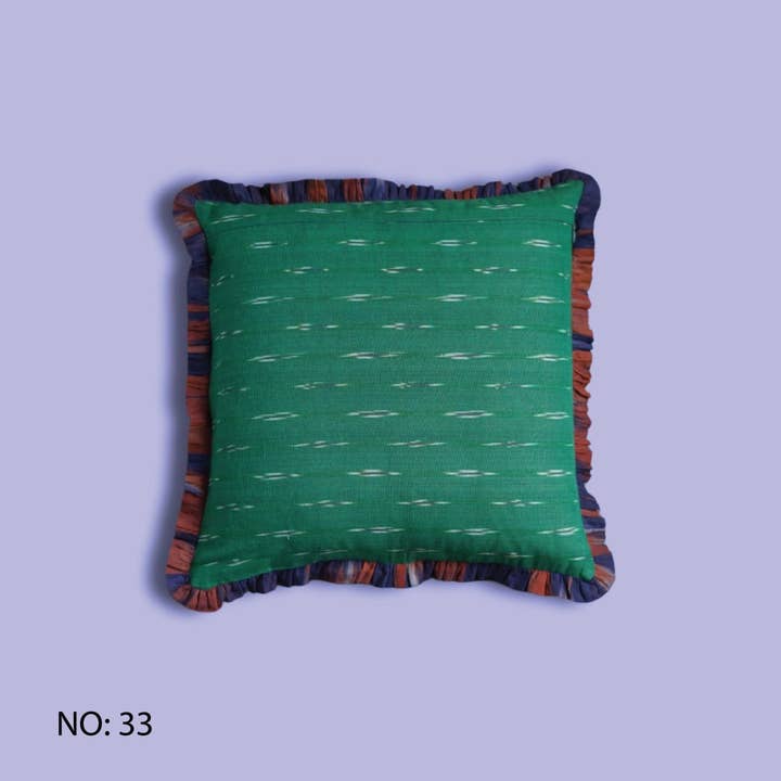 Annahmol - Wholesale Throw Pillow Cover - One of a Kind Vintage Kantha & Ikat Pillow 248