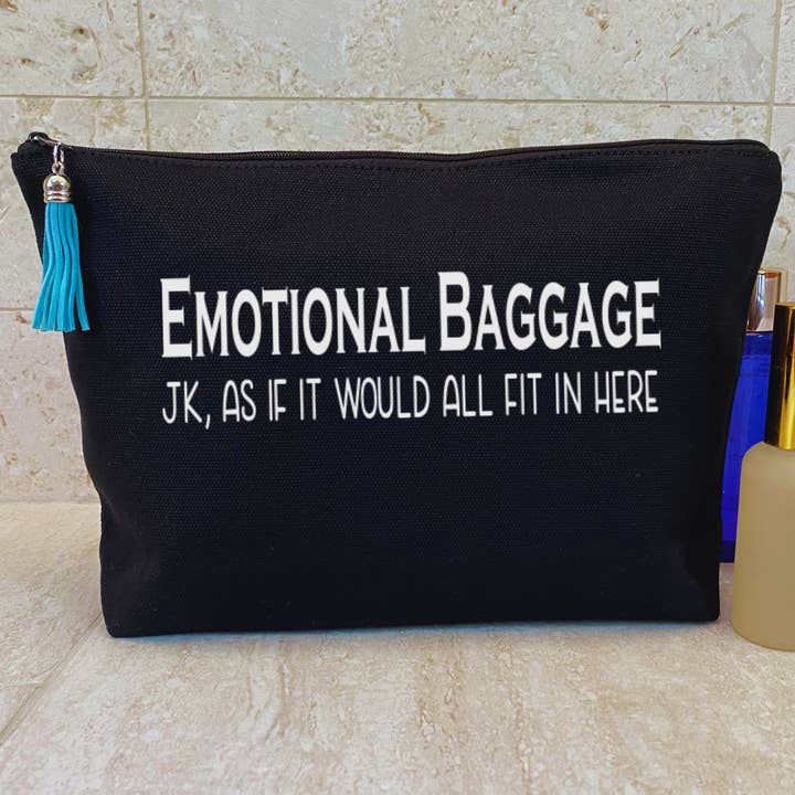 Equipaje emocional, JK, ya que todo cabría aquí para venta al por mayor de Geez Louise Goods