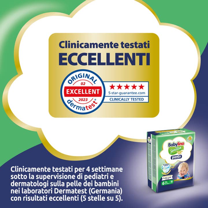 Babylino - Wholesale Diaper (Non-Cloth) - Baby - Babylino Sensitive Cotton Soft, Pant Diaper Size 6, 18 Units8