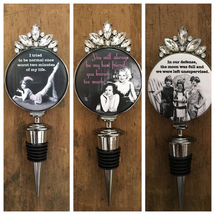 My Favorite Things - Wholesale Wine Stopper - Wine Stopper- Normal once - Know too much- Full Moon0