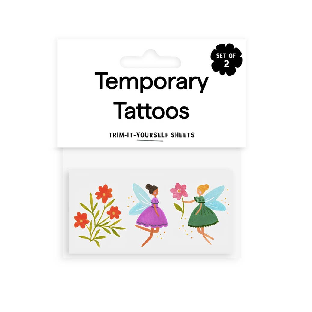 Saint Tattoos - Vente Tatouage temporaire – enfant - Tatouages Temporaires Fées de Jardin1