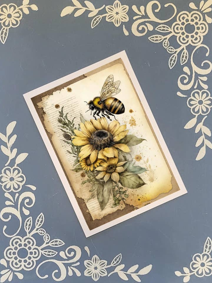 Bee & Sunflower, Greeting Card Bundle for wholesale by Mrs. B's Stationery & Gift Shop