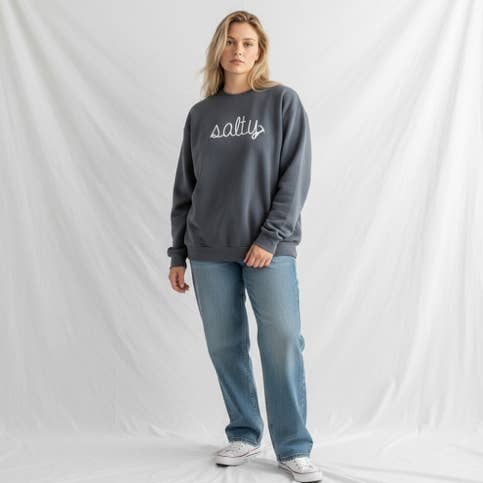 Salty - Unisex Fleece Crew for wholesale by ARTichoke