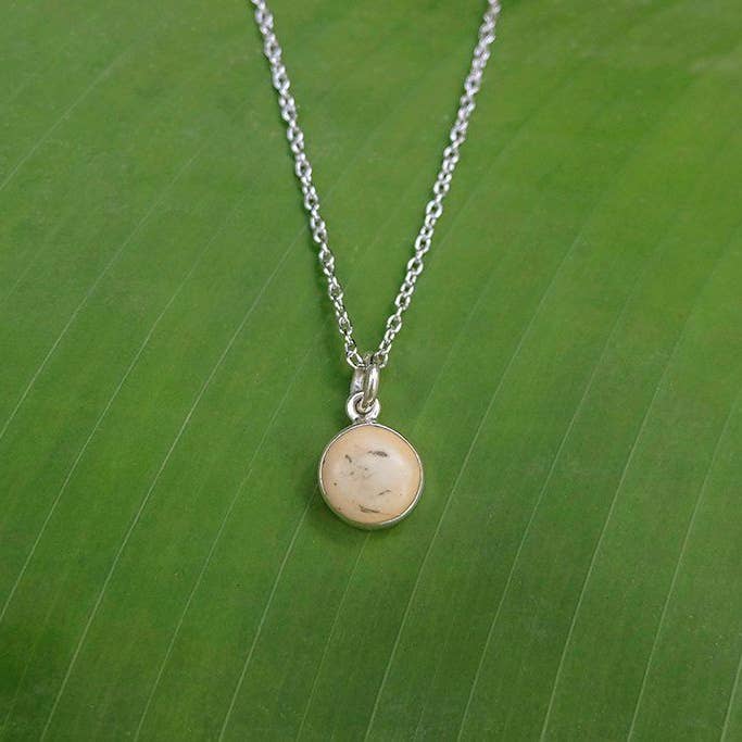 Coconut Essential Charm in White for wholesale by Be Joy