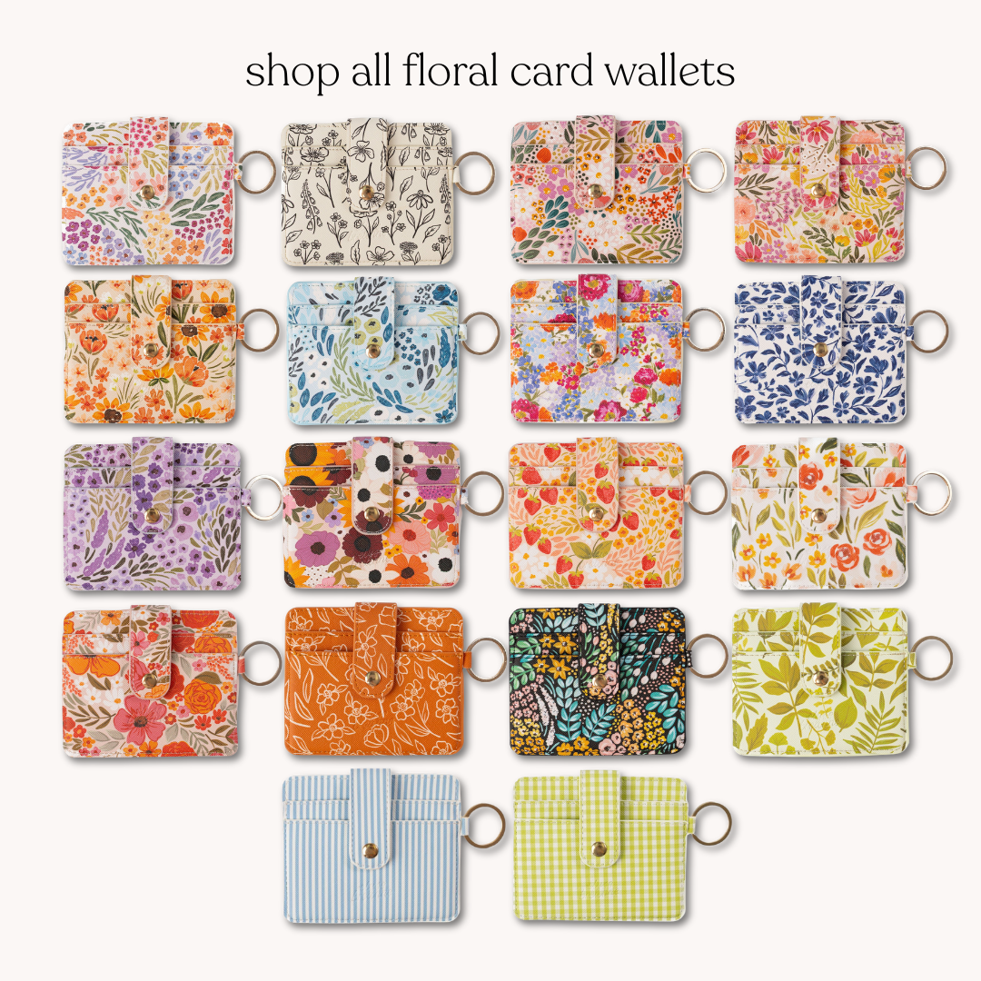 Elyse Breanne Design - Wholesale Wallet - Women's - Pressed Floral Card Wallet5