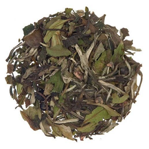 Thé blanc aux myrtilles - Faible teneur en caféine pour la vente par Tea and Coffee Exchange